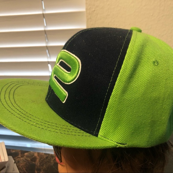 Fiesta  Seattle Seahawks #12 Green Black Baseball cap Snap Hats - Picture 2 of 10